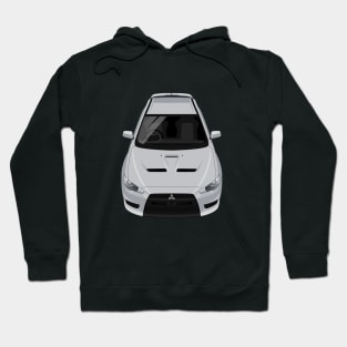 Lancer Evolution X Evo 10 2008-2016 - Silver Hoodie